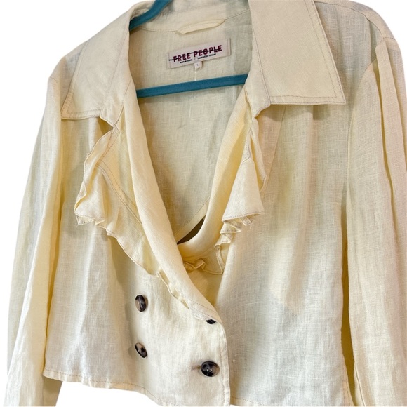 NWOT Free People Bennie Crop Blazer - Picture 5 of 7